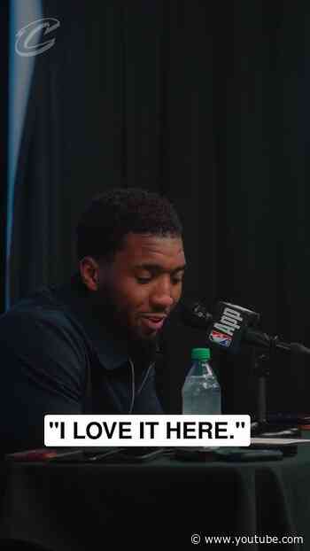 In the wise words of Donovan Mitchell, "Cleveland = Home ❤️🤞🏾🕷️". #LetEmKnow #Cavs #DonovanMitchell