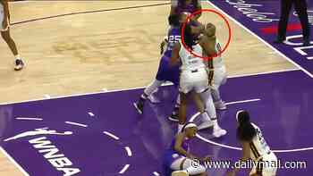 WNBA star who punched Caitlin Clark in the throat caught in fresh violent controversy with a different Indiana Fever player
