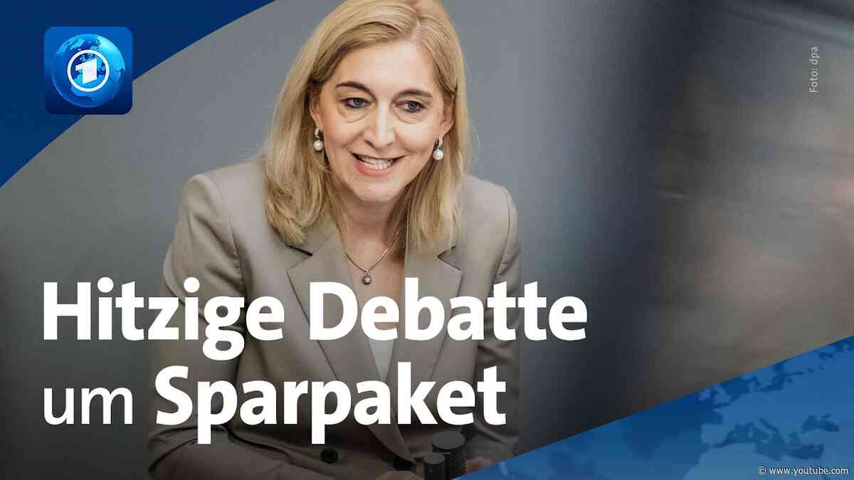 Umstrittene Sparpläne: Bundestag stimmt für Krankenkassen-Sparpaket