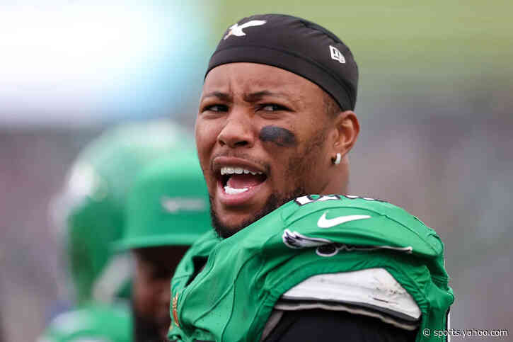 Lebron in Philly? Eagles' Saquon Barkley pitches James on joining 76ers