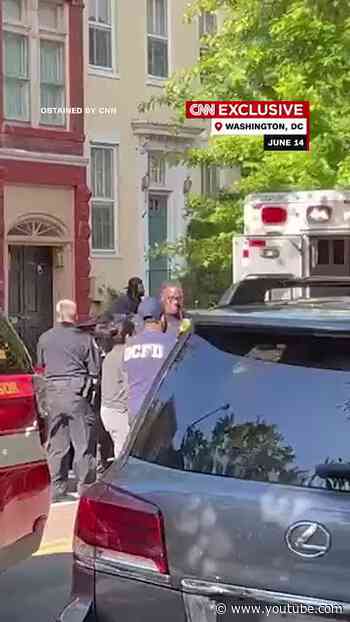 Video shows person believed to be Mitch McConnell being loaded into ambulance