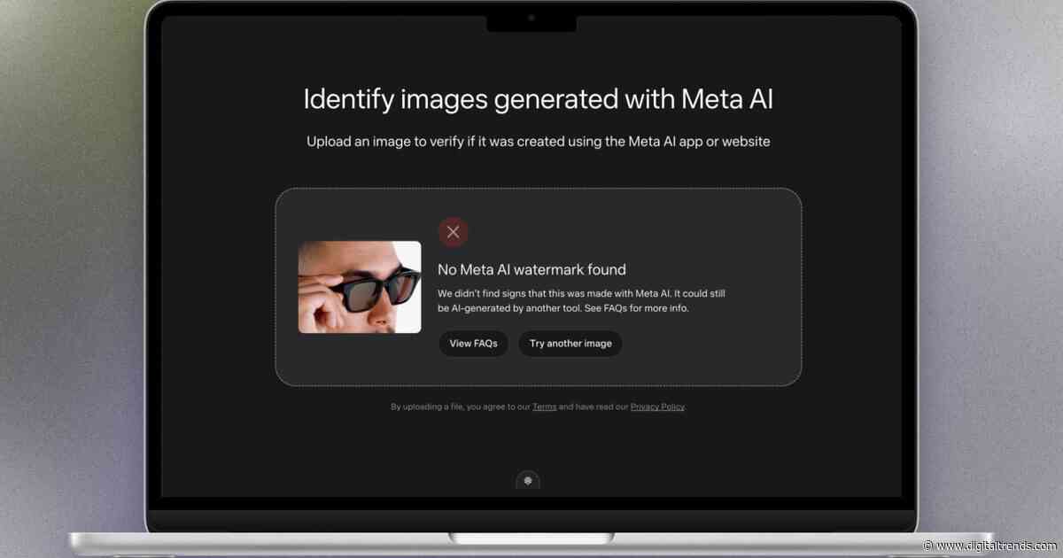 Meta’s detection tool fails to identify photos generated by its own Muse Image AI