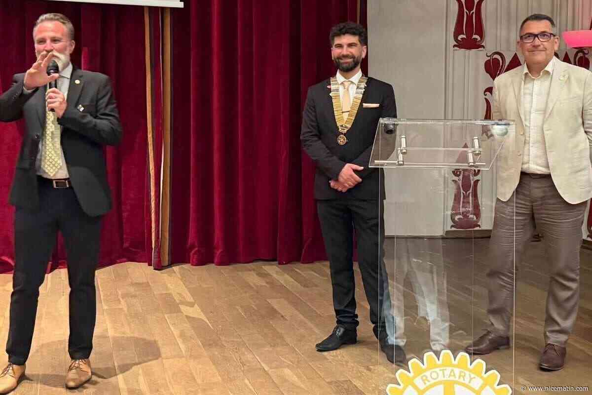 « Rendre à notre territoire une partie de ce qu’il nous offre » : Au Rotary club de Menton, Jean-Christophe Rapuc succède à Philippe Enée