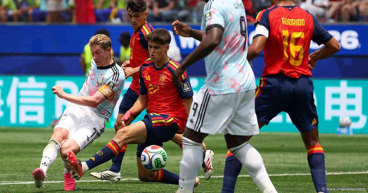 Courtois geblesseerd naar de kant bij België in kwartfinale tegen Spanje