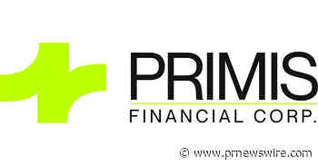 Primis Financial Corp. Announces Date for Second Quarter 2026 Earnings Release and Conference Call