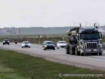 Processing payload will slow down traffic in central Alberta