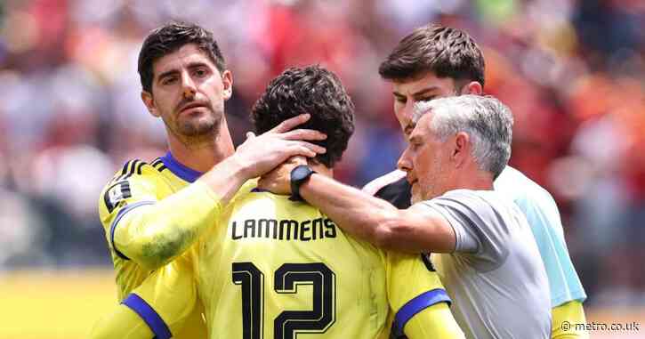Thibaut Courtois sends message to Senne Lammens after mistake in Belgium World Cup defeat to Spain