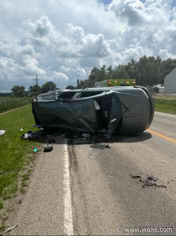 Rollover crash ejects passenger, injures 3 in rural DeKalb County