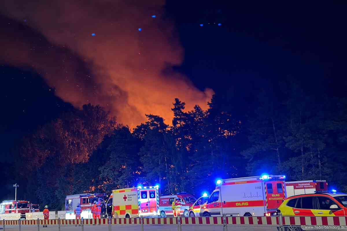 Großer Brand in Nürnberg unter Kontrolle – Glutnester