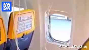 Passenger partially sucked out of window on budget flight to Germany