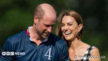 Catherine cheers on William at charity polo match