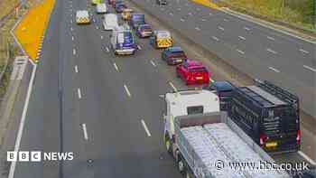 Major M25 delays following emergency repairs