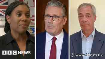 Watch: 'Shocked' and 'upset' - Starmer, Badenoch and Farage respond