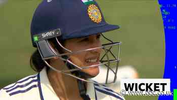 No century for Mandhana as England finally get breakthrough after lunch