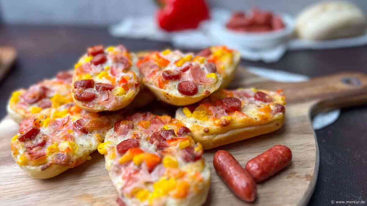 Klassische Pizzabrötchen in 30 Minuten – perfekt, wenn man keine Lust aufs Kochen hat