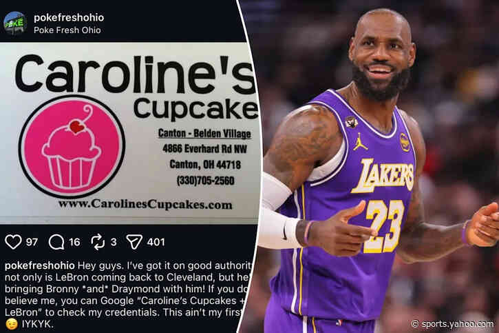Former cupcake shop owner behind famous LeBron James scoop floats wild new free agency rumor
