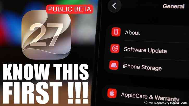 iOS 27 Public Beta Checklist: Things to Do Before You Download