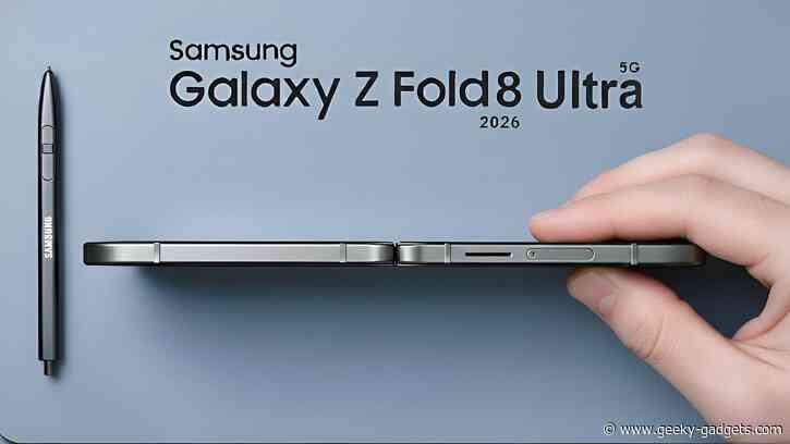 Leaked: Samsung Galaxy Z Fold 8 Ultra Gets the S Pen, But the Standard Model Pays the Price