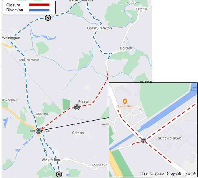 Road from Queen’s Head to Rednal Mill to be resurfaced