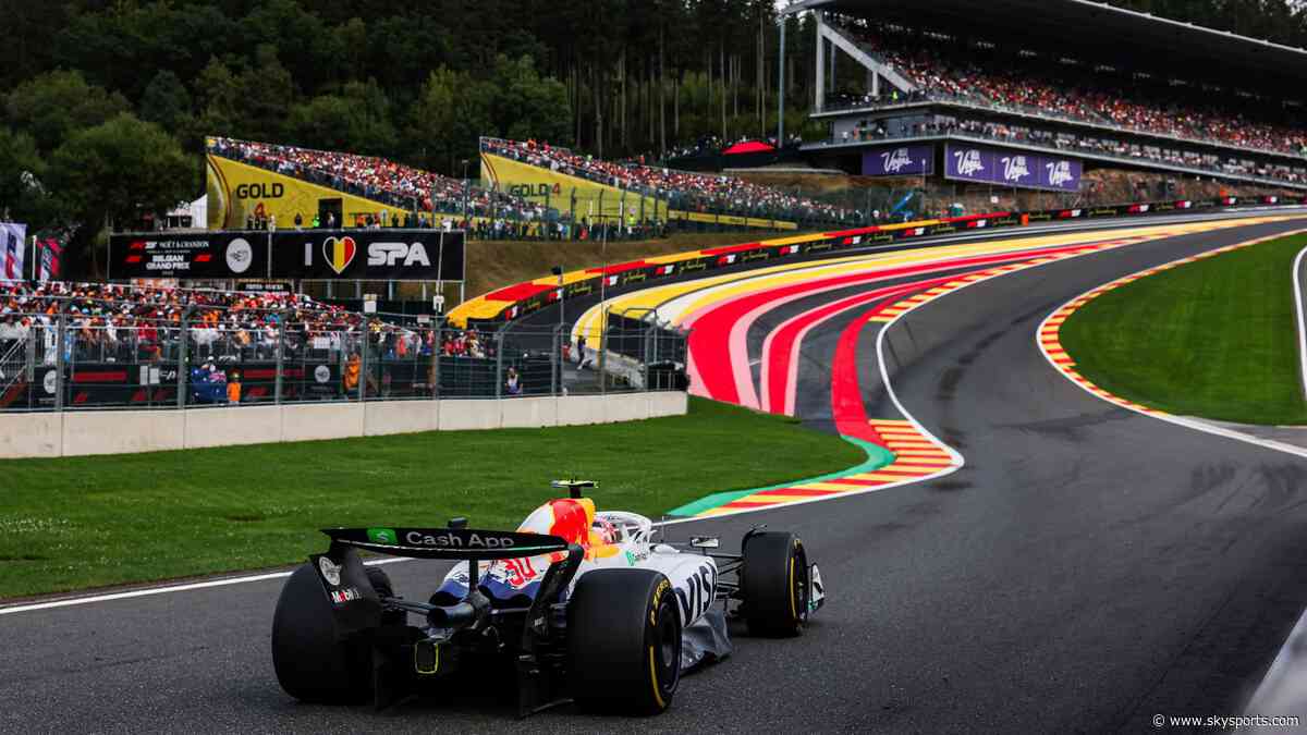 Belgian GP: UK schedule and how to watch on Sky Sports