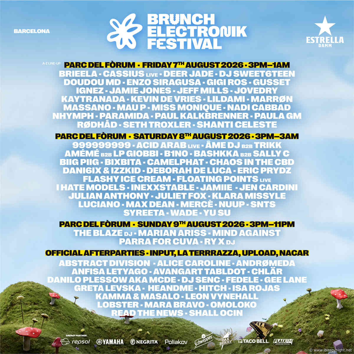 Brunch Electronik Barcelona reveals afterparties, site upgrades & full lineup!