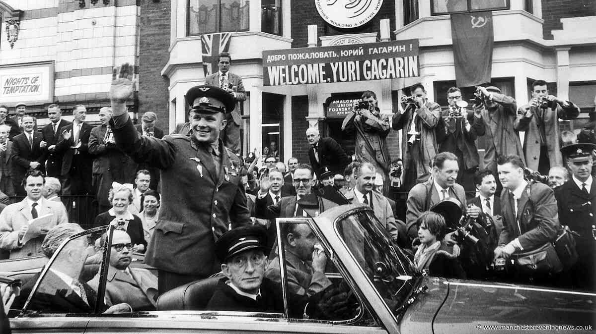 The day a real life spaceman was mobbed by thousands in Manchester