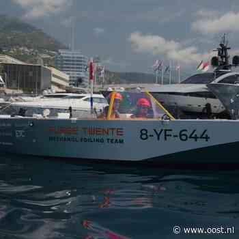 Twentse studenten testen unieke methanolboot tussen luxe jachten in Monaco