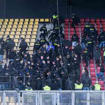 Geen straf voor PEC Zwolle na ontruiming van uitvak bij IJsselderby