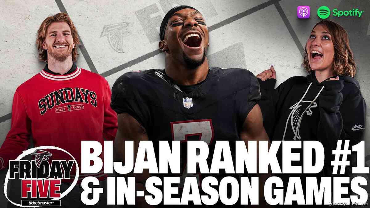 Why Bijan is the BEST running back in the NFL + we build our 2026 fantasy game | Friday Five Podcast