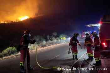 British expats feared dead during Spanish wildfires as residents flee popular tourist spot