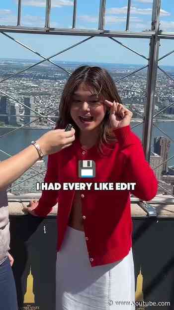 Taking manifestation tips from @avatarthelastairbender's Momona Tamada at the top of NYC!