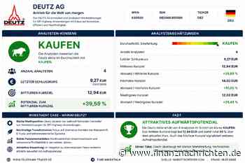AWSX der Telegram-Trader.de: DEUTZ: Beginnt jetzt die 4-Milliarden-Euro-Story?