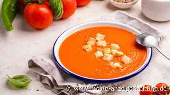 Gazpacho-Suppe: Kalte Gemüsesuppe aus Spanien für heiße Sommertage 