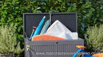 Big lockable outdoor storage box reduced to £40 rids garden of mess and clutter
