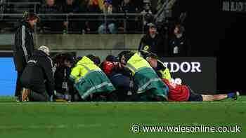 New Zealand v Italy match halted as star in hospital after worrying scenes