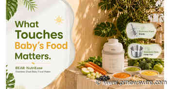 BEAR NutriEase Baby Food Maker Stands Out With a Stainless Steel Design in a Plastic-Dominated Category