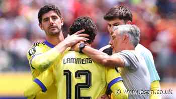Courtois backs Lammens after Belgium-Spain error