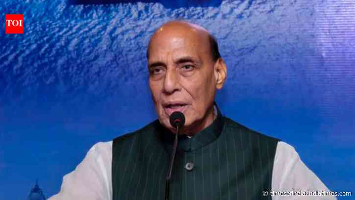 'Not just a fighting force, but guardian of India's economy': Rajnath Singh hails Navy