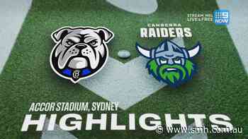 NRL Highlights: Bulldogs v Raiders - Round 19