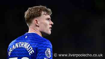 Jarrad Branthwaite back in action as Everton centre back returns after hamstring injury