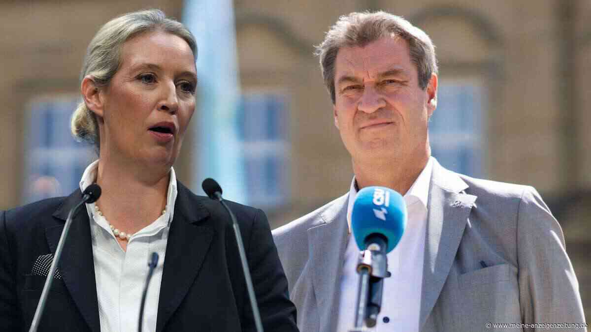 Märtyrerstatus durch Verbot: Söder warnt vor AfD-Verbot