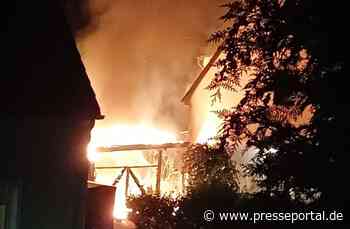 FW Ratingen: Carportbrand in Ratingen-Lintorf
