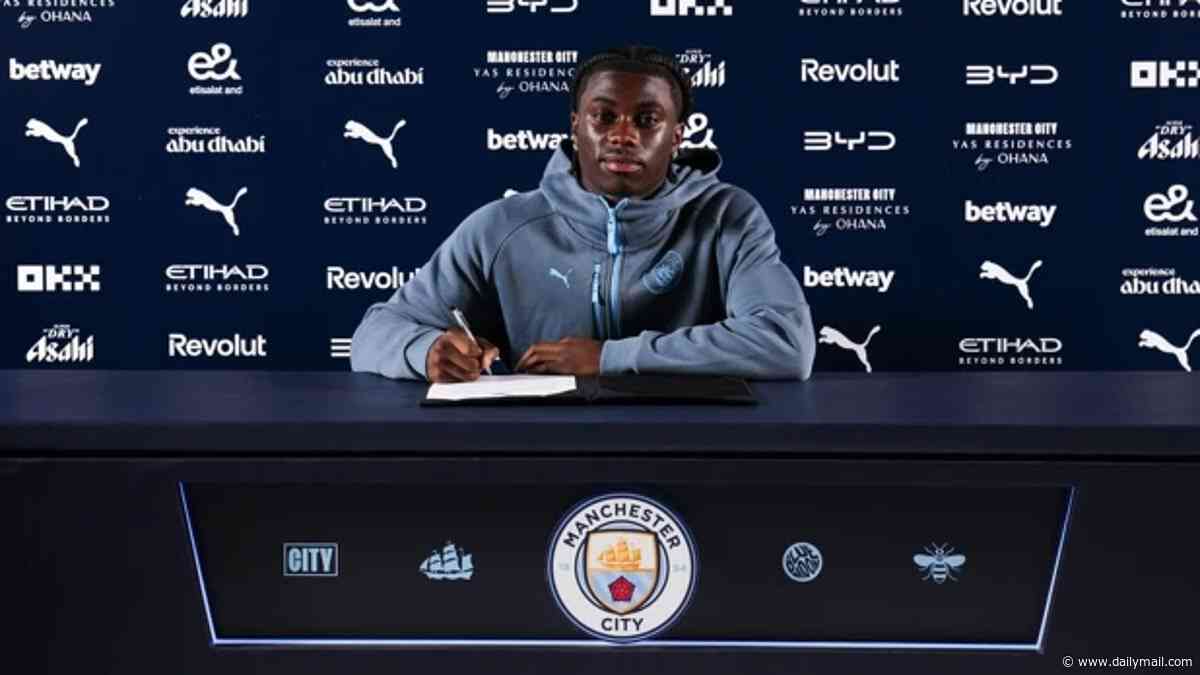 Man City complete £10m Jeremy Monga deal - after beating Arsenal to 17-year-old Leicester star: WINDOW WATCH