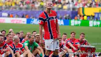 Erling Haaland urges Wayne Rooney to fulfil rowing promise - after BBC pundit pledged to 'row down the River Mersey' if Norway beat Brazil at World Cup