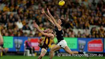 LIVE AFL: MCG bath ‘almost unplayable’ as Blues aim for eight straight in Hawks blockbuster