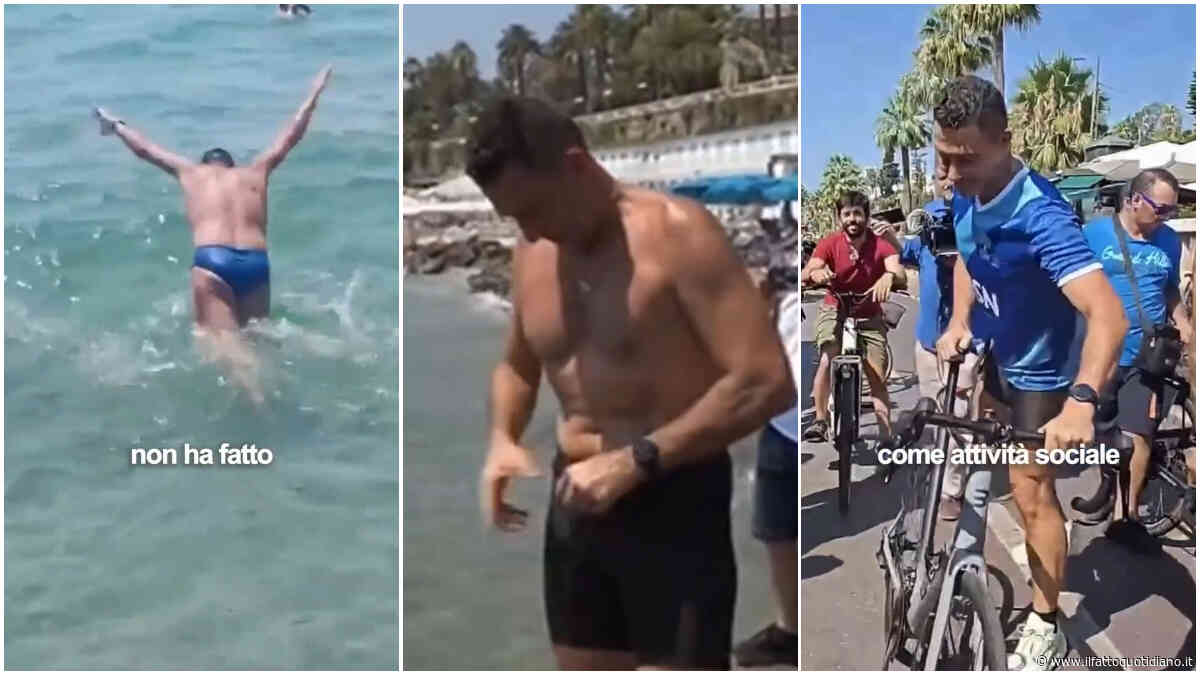 Il tuffo in mare, la musica epica e la bici da corsa: l’epopea di Vannacci a torso nudo per celebrare se stesso