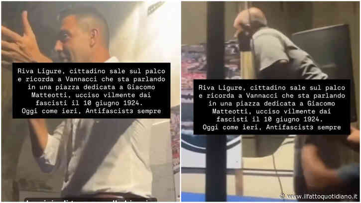 Vannacci contestato a Riva Ligure, uomo sale sul palco e lo interrompe: “Si ricorda Matteotti? Questa piazza è dedicata a lui”
