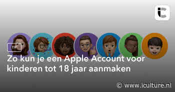 Zo kun je een Apple Account voor kinderen tot 18 jaar aanmaken