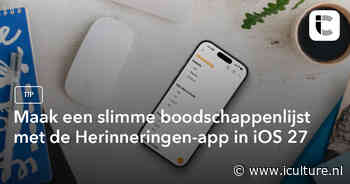 Maak een slimme boodschappenlijst met de Herinneringen-app in iOS 27