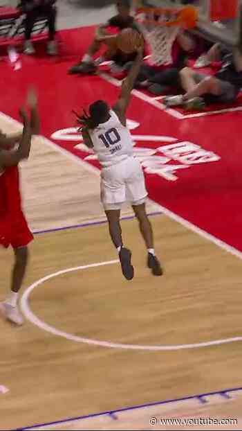 CALEB WILSON CHASEDOWN BLOCK 🤯 #chicagobulls #nba #block #highlight #mustwatch